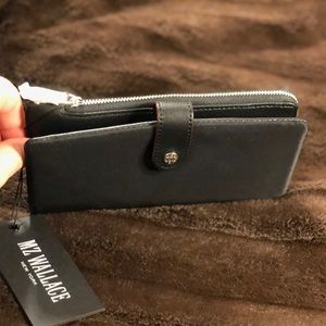 MZ Wallace Black Moto Mae Wallet (NWT)